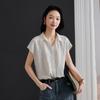 SOFSIL Women's Relaxed Fit Linen Lapel Shirt