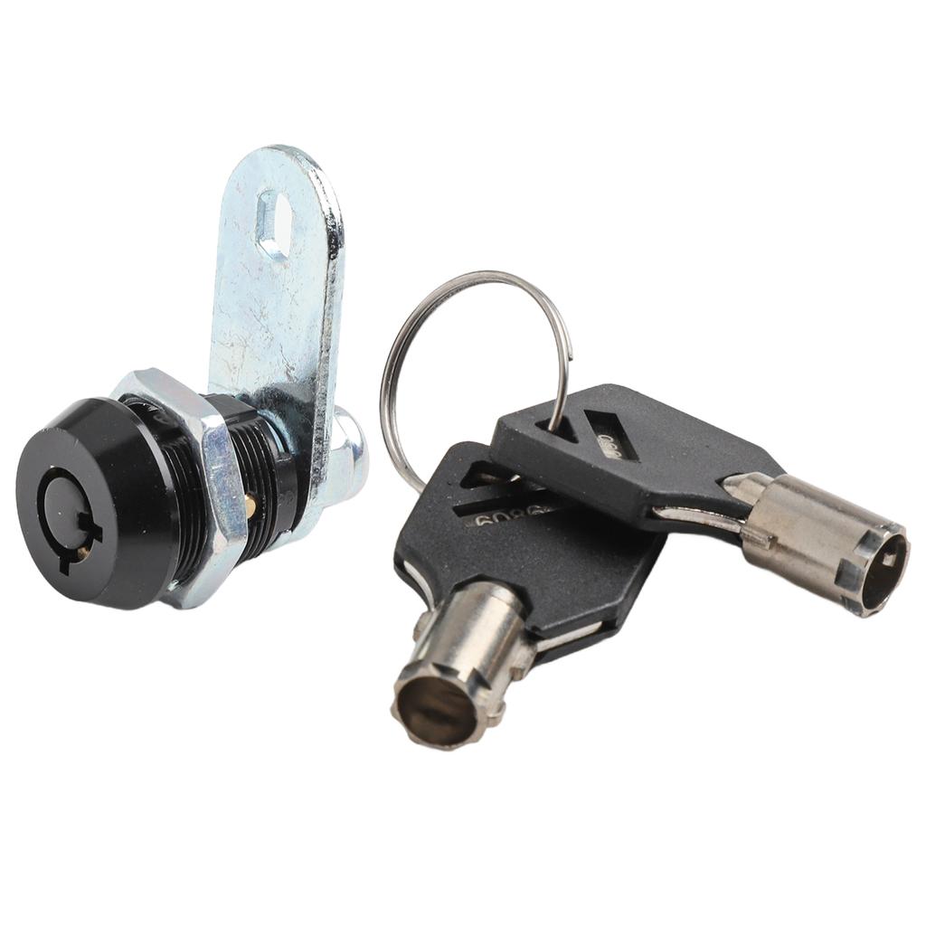 Keys Cam Lock Furniture Lock High Quality Locker Lock 2 Key Pull Keyed 2 Pieces Cabinet Desk Turn New Practical