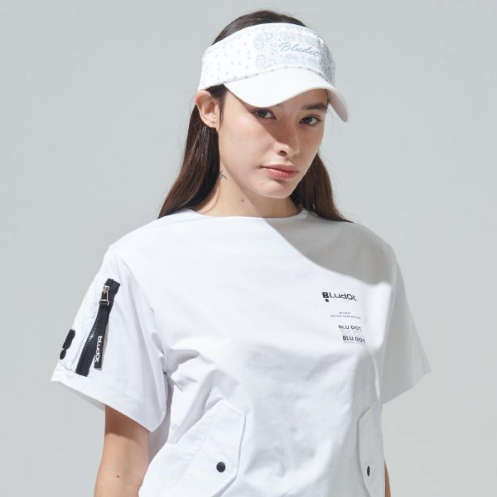 

Blu Dot Bandana Print Sun Visor Wh 00F