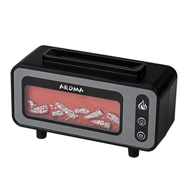 NEW 3D Simulated Fireplace Diffuser 7 Colors LED Ultrasonic  Essential Oil Fire Flame Air Humidifier   Office Use 2025