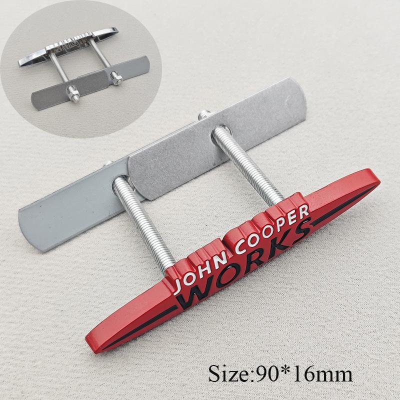 3D Metal Logo John Cooper Works Embelm Car Grill Badge Trunk Sticker For Mini R60 F56 R56 F54 F57 R70 JCW F60 F55 Accessories