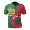 Morocco Polo Shirt Morocco National Flag 3D Printing Men and Women Casual Oversized Short Sleeve T