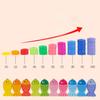 Kids Montessori Educational Wooden Math Toys Children Busy Board Count Shape Colors Match Fishing Puzzle Learning Toys Gifts