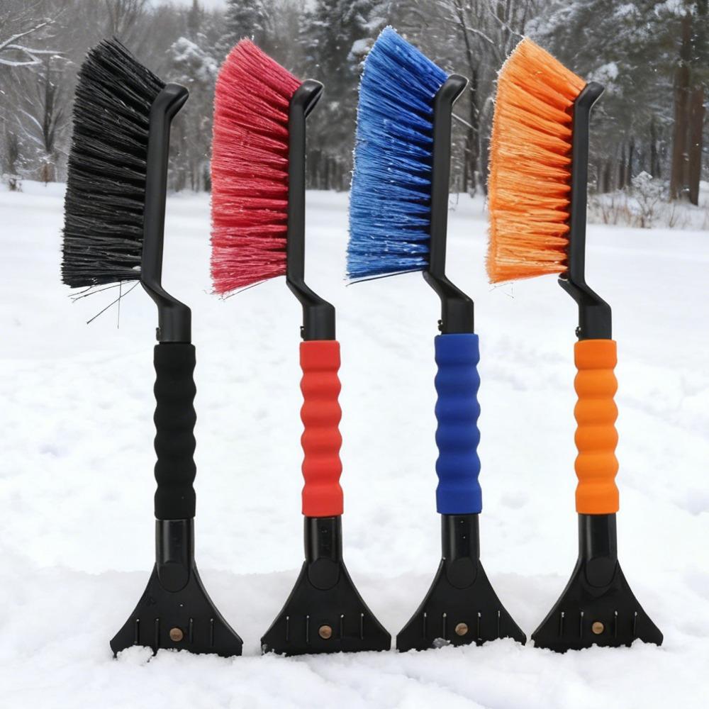 Ice Scrapers for Car Windshield 2 In 1 Snow Scraper and Brush Ergonomic Foam Grip Snow Cleaner for Car Window Ice Scraper 43cm