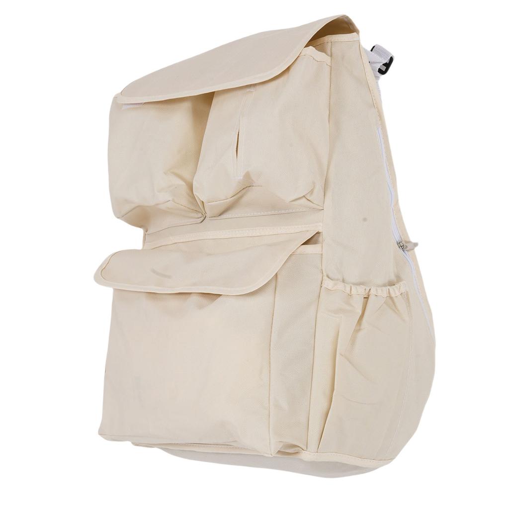 Universal Stroller Hanging Bag Oxford Cloth Baby Stroller Organizer with Cup Holder Multiple Pockets