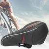 Large Bike Soft Seat Saddle Replacement Cycling Accessory for Mountain Bicyclered Large saddle without holes (solid)