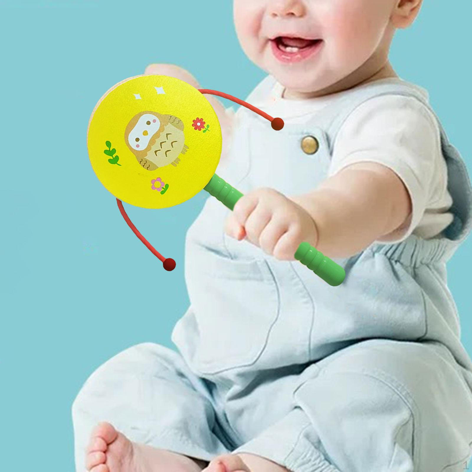 

Детская музыкальная развивающая игрушка-шейкер для младенцев для детей Owl