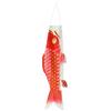 Hanging Pendant Comfortable Hand Feeling Wear-resistant Fadeless Festive Ornamental Decorate Satin Fish Shape Carp Streamer Comic Exhibition Accessory