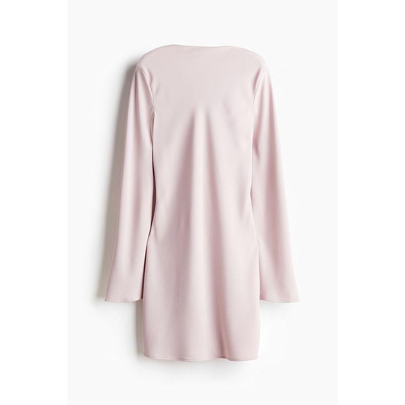 

HM Women s Autumn Back Swing Collar Design Dress 1265135