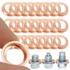 30-10Pcs Oil Drain Plug Crush Washer Gaskets 11026JA00A for Nissan 2010-2011 Metal Crush Gaskets for Nissan 370Z / Cube 2010