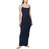 SKIMS Solid Color Adjustable Long Slip Dress Women dresses Navy-Blue APDRS0596-NAVY