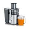 Zentrifuge Saftpresse 1,1L - SEVERIN - ES3570 - 800 W - 19000 U/min - für Obst und Gemüse - schwarz/gebürsteter Edelstahl
