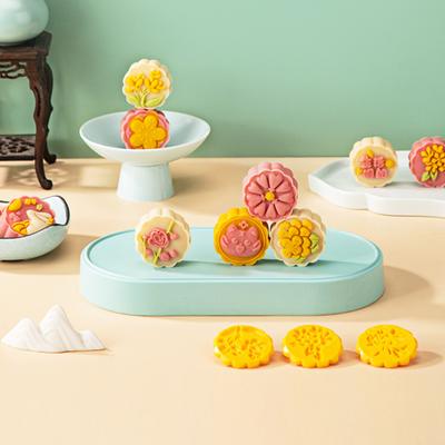 1 Set Moon Cake Maker Clear Texture DIY Lightweight Durable 3D Tiger Rabbit Press Mold for Home