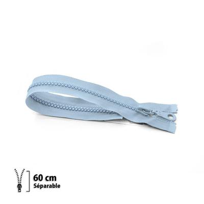 Zipper Z54 - Molded 6mm Separable - 60 Cm - 7154505060