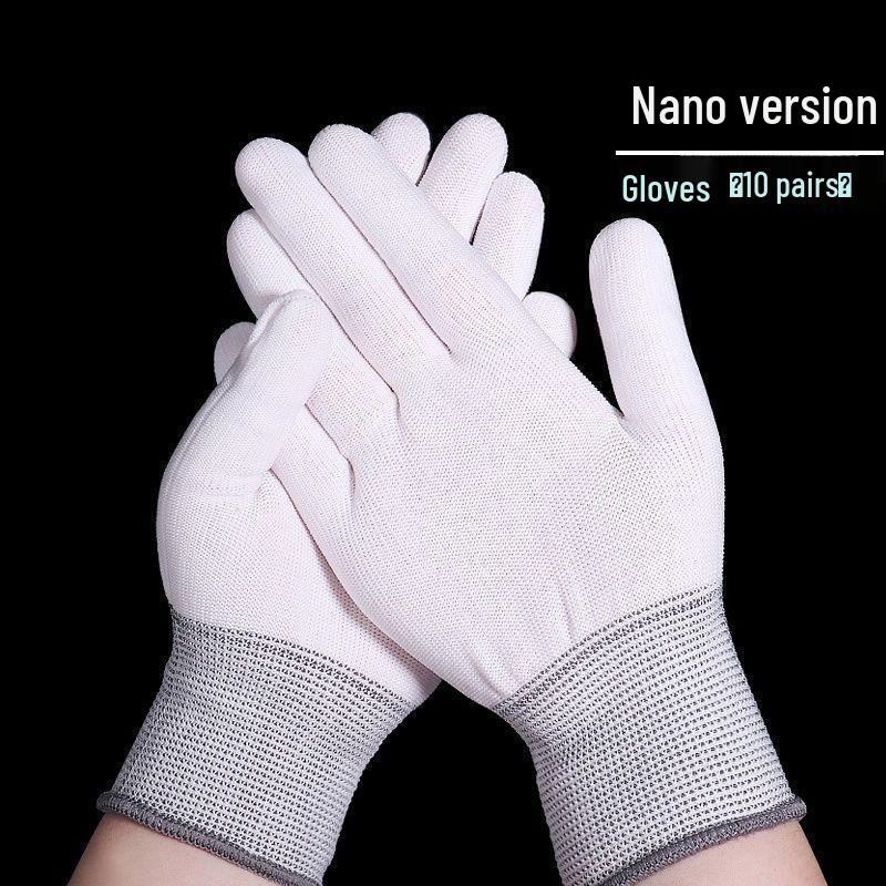 Gants de Polissage Nano en Coton pour Littérature, Jeu et Artisanat