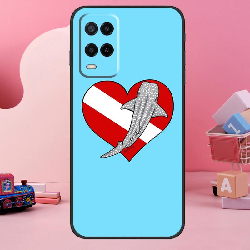 whale sharks Case For Oppo A78 A38 A18 A98 A58 A60 A80 A40 A96 A76 A16 A94 A74 A54 A15 A17 A57 A77 A5 Pro