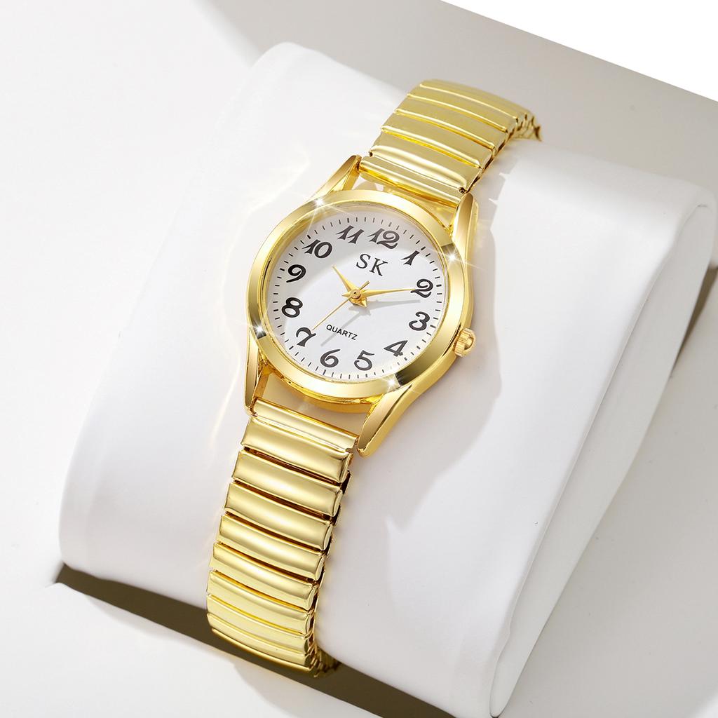 Mode Kleine Zifferblatt Damen Quarz Uhr Luxus Elastisches Armband Damenuhren Reloj Mujer