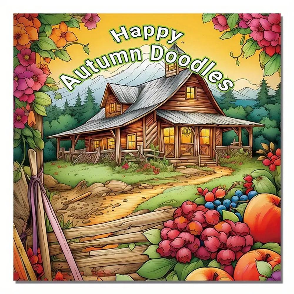1pc Art Coloring Book 22 Page Coloring Books Gift For Birthday Party Relieve Stress Kill Time , Graffiti Painting Drawing Art Book