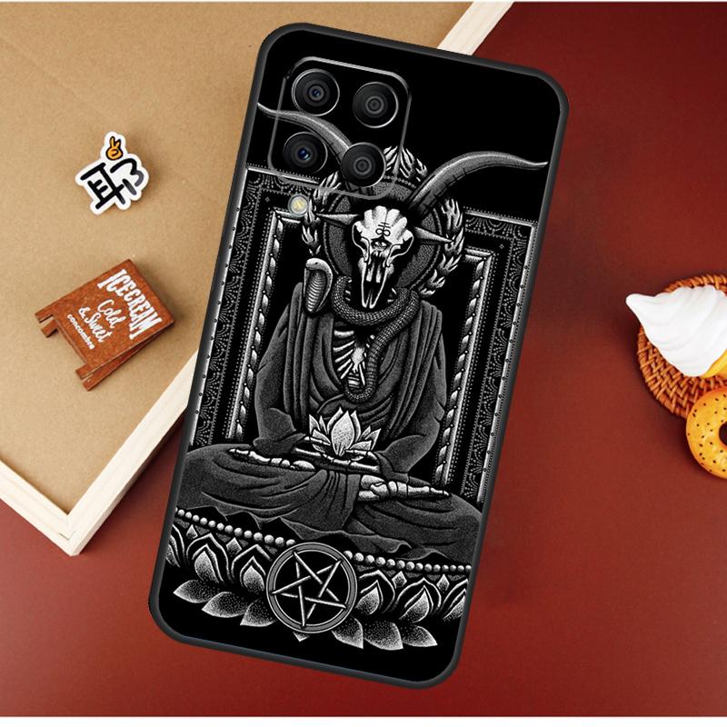 Pentagram Baphomet Satan For Samsung Galaxy M12 M32 M52 M13 M33 M53 M11 M31 M51 M15 M55 M14 M34 M54 M30s M20 Case