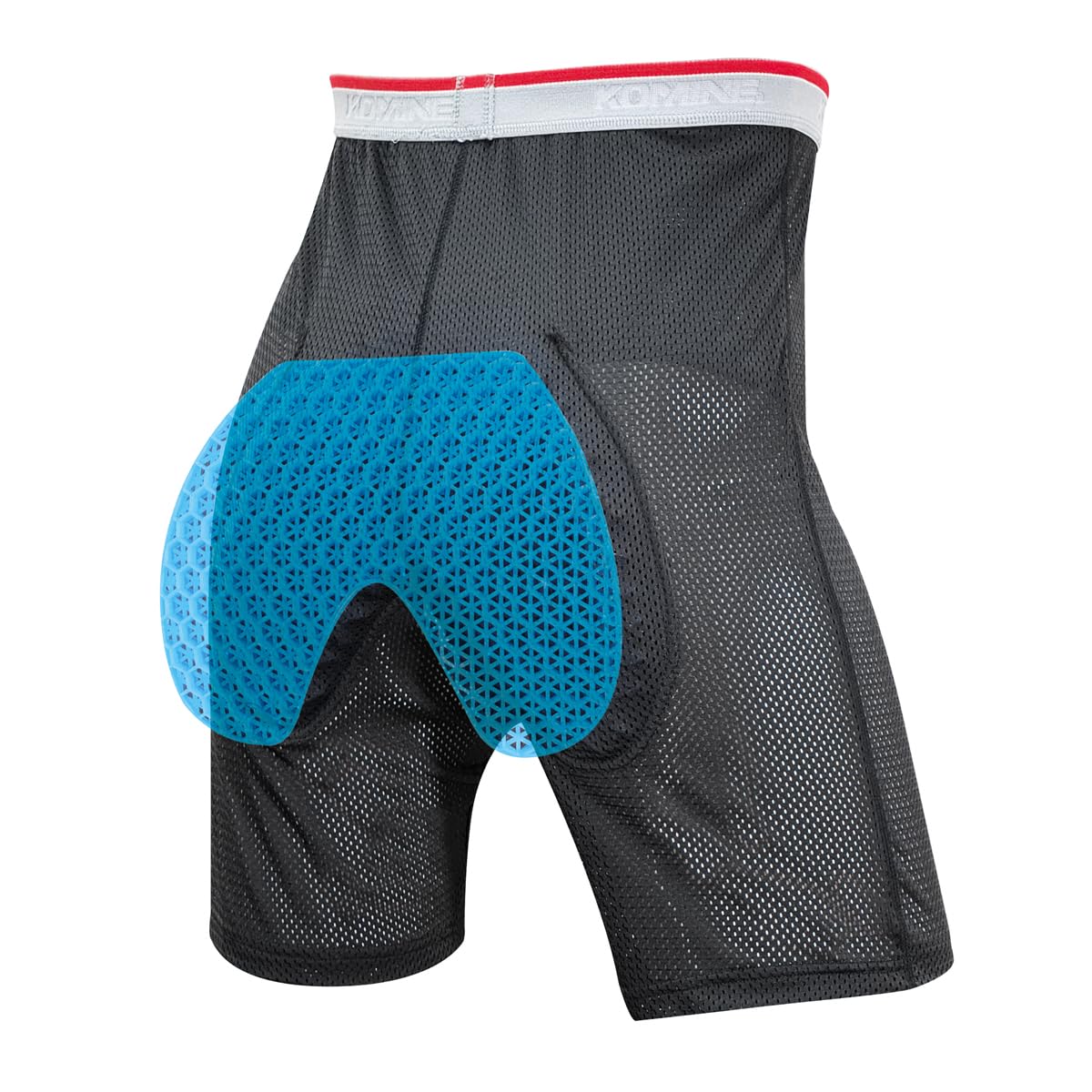 

KOMINE 2025 Model Motorcycle Shibiresu Gel Inner Pants Black XL 04-862 SK-862 чёрный