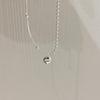 Sterling Silver Lucky Letter Ankle Bracelet for Women - Korean Simple Design, Versatile Gift for Students and Friends
