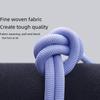 Jingyao 6A 120W Super Fast Charging Fabric Data Cable for Huawei Type-C Phones.