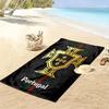 Portugal Football Print Beach Towel, Large Soft Quick Dry Towel for Beach Camping Swimming