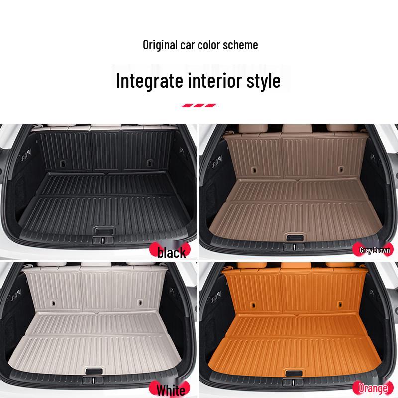 Ideal i6/i8 Trunk Mat: TPE Full Surround, Waterproof, Wear-Resistant Car Accessory