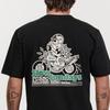 SLOW SUNDAYS American Retro Sports Wind Turtle Motorcycle Illustration Wind Cotton Short-sleeved T-shirt Men