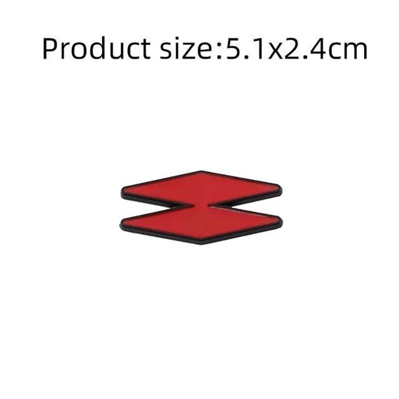 ESIF6 3D Metall GT RS Line Emblem Abzeichen Heckklappe Seite Aufkleber Abziehbilder für Renault Logan Clio Megane Captur Twingo Duster Kadjar
