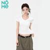 NOMe Women's V-Neck Slim Fit T-Shirt
