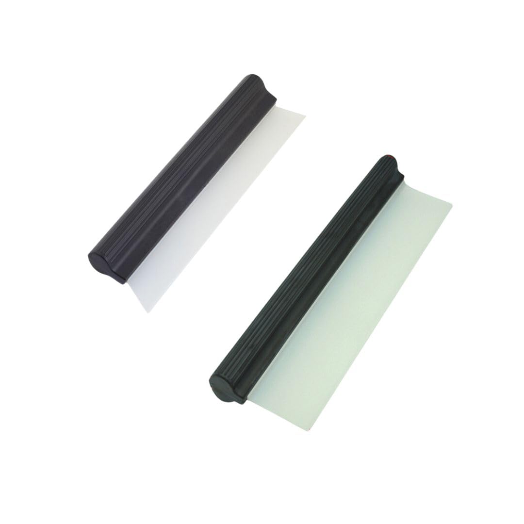 

EINEY Скребок для воды для мытья автомобиля Силиконовый скребок для лобовых стекол и мытья автомобиля Профессиональная очистка стекла Удаляет воду Набор из 2 штук и Скребок, Лезвие, Кузов,