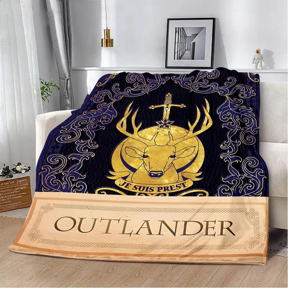 OUTLANDER TV Jamie Fraser Sassenach Libellen-Print Decke Picknickdecke Warm Weich und Bequem Zuhause Reise Geburtstagsgeschenk