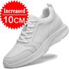 Men Elevator Shoes Height Increase Sneakers Shoes for Men 10cm Sports Casual Shoes Invisible Inner Heightening Shoes for Men 8cm