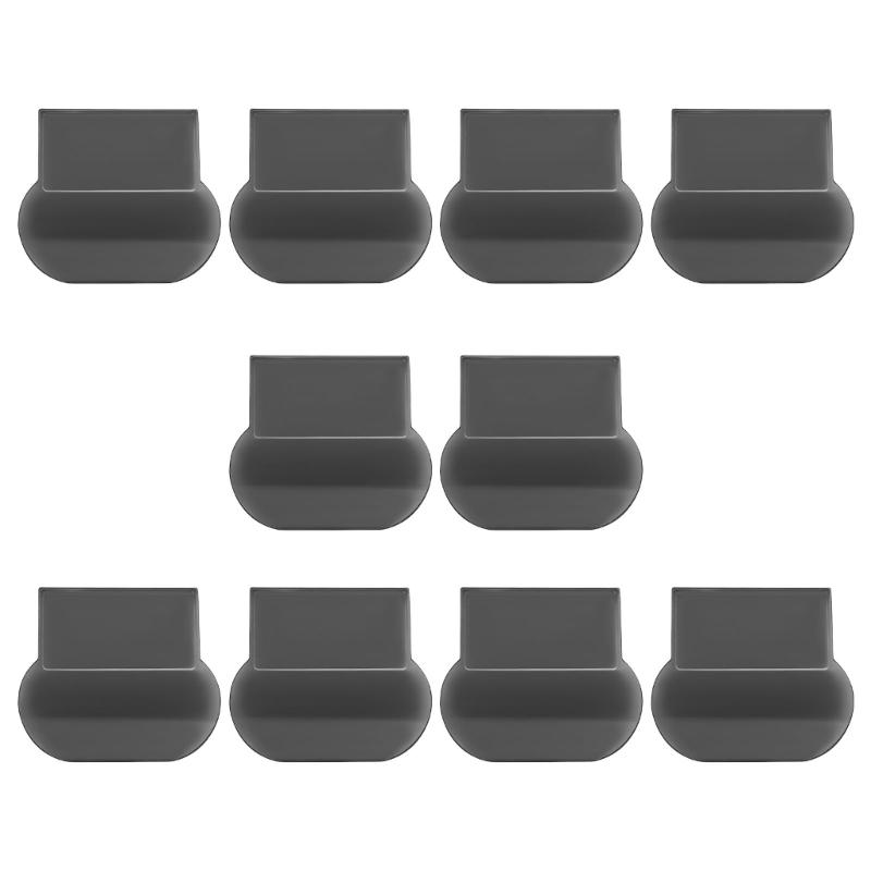 

Pack of 10 Multipurpose Toilet Cover Lifters Handles Oval Designs Avoid Touching Public Toilet Seats Clean Tool прозрачный/серый