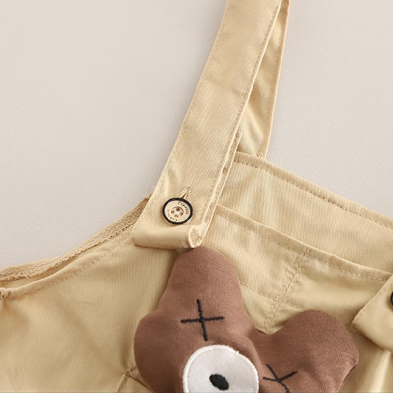 2Pcs/Sets Girls Clothes Set Children Overalls for Girls Boys T-Shirt + Pants Clothes for Girls 3D Cartoon Costume Kids Tracksuits Summer