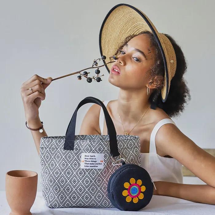 Summer Tote Bag Black