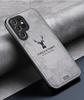 Per Samsung Galaxy S23 S22 S21 S20 S10 Plus Ultra Custodia Morbida in Tessuto Cervo Cover Posteriore Protettiva per Samsung S20 S23 FE