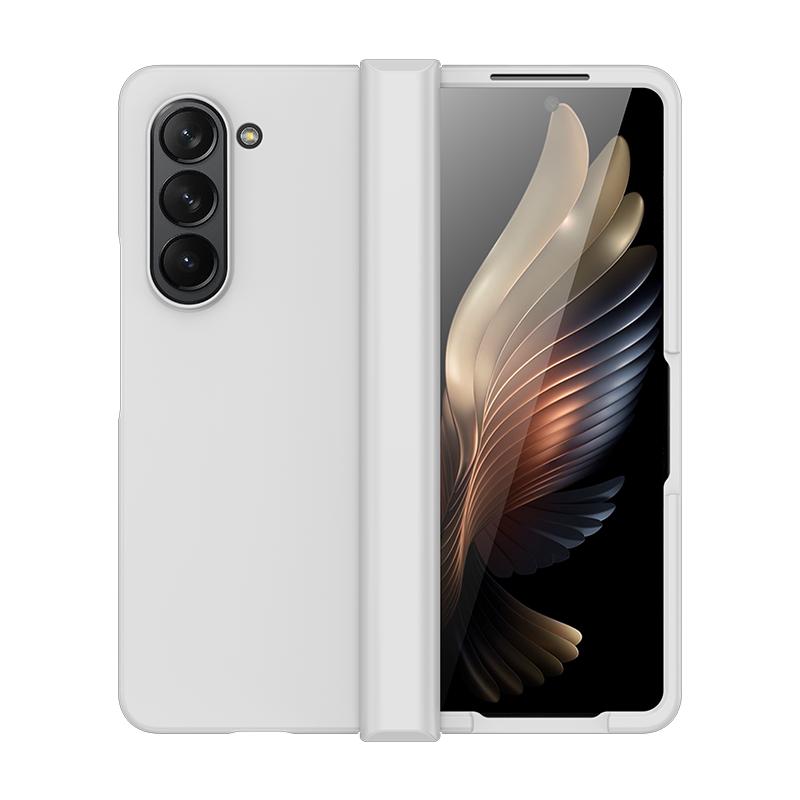 Für Samsung Z Fold 6 Faltbares Handyhülle Hautgefühl Frosted Vollschutz für Samsung Z Fold 4 5 Handyhülle