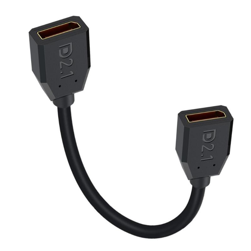 

2.1 Extension Cable 16K@30Hz 8K@120Hz 4K@240Hz Female to Female 52Gbps Bandwidth for Gaming Video Output 1