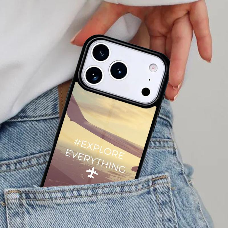 Flugreise Handyhülle für iPhone 16e 15 14 13 12 17 Pro Max Plus Air 17pro Hülle Coque