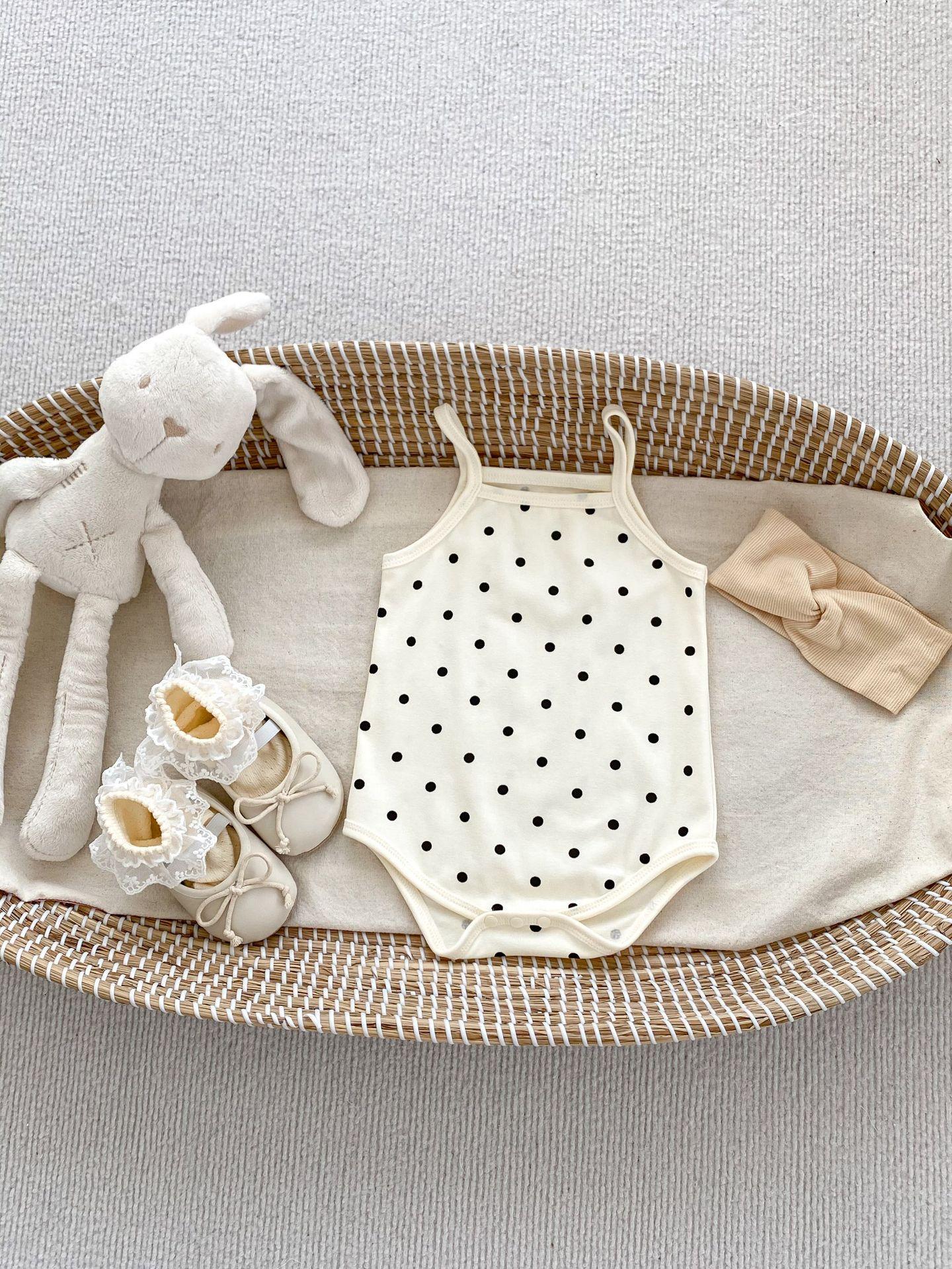 Baby Summer Sleeveless Romper with Cute Rabbit Print 66