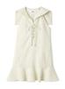 Sailor Collar Dress RWFO264013 OWHT F [Furfur] Lace-Up Women's