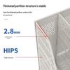 Deli Four-Compartment Hollow Desktop File Holder