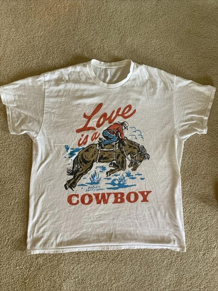 

Love Is A Cowboy Kelsea Ballerini TShirt Unisex All Size S to 5XL EL385 Unisex T-Shirt S