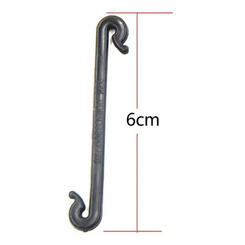 100Pcs Garden Plants Fixed Clips Buckles Tomato Vegetable Grafting Clips Grape Support Vine Clips Plastic Fixed Buckle Hooks