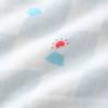 MIKI HOUSE Gauze Made in Prevents Colds While Suitable for Boys and Baby Blue Sleeper, Triple-Weave Gauze, 100% Cotton, Japan, Sleeping, Girls,
