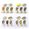 5 pièces 1.5g 3cm Mini Wobblers/appâts de pêche leurre artificiel appât dur flottant Wobbler pour poisson bar matériel de pêche