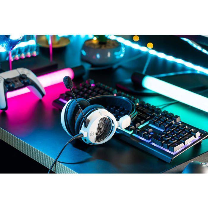 Casque Gaming - Audio-Technica - ATH-GDL3 - Filaire - Circum-aural - Blanc