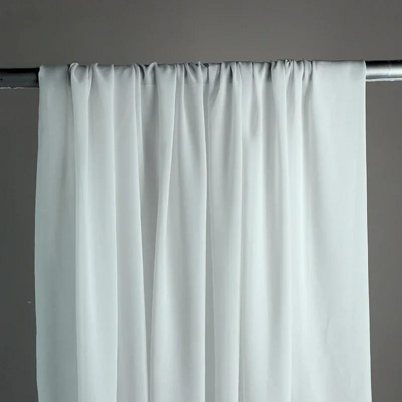 100x150cm Chiffon Fabric Clothing Wedding Decoration Avocado Green Sage Mint Yarn Layout Gauze DIY Home Deco Dress Material